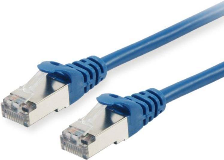 Equip Patchkabel Cat6 S/FTP 2xRJ45 50.00m blau LSZH Polybeutel Multimedia-Technik Kabel