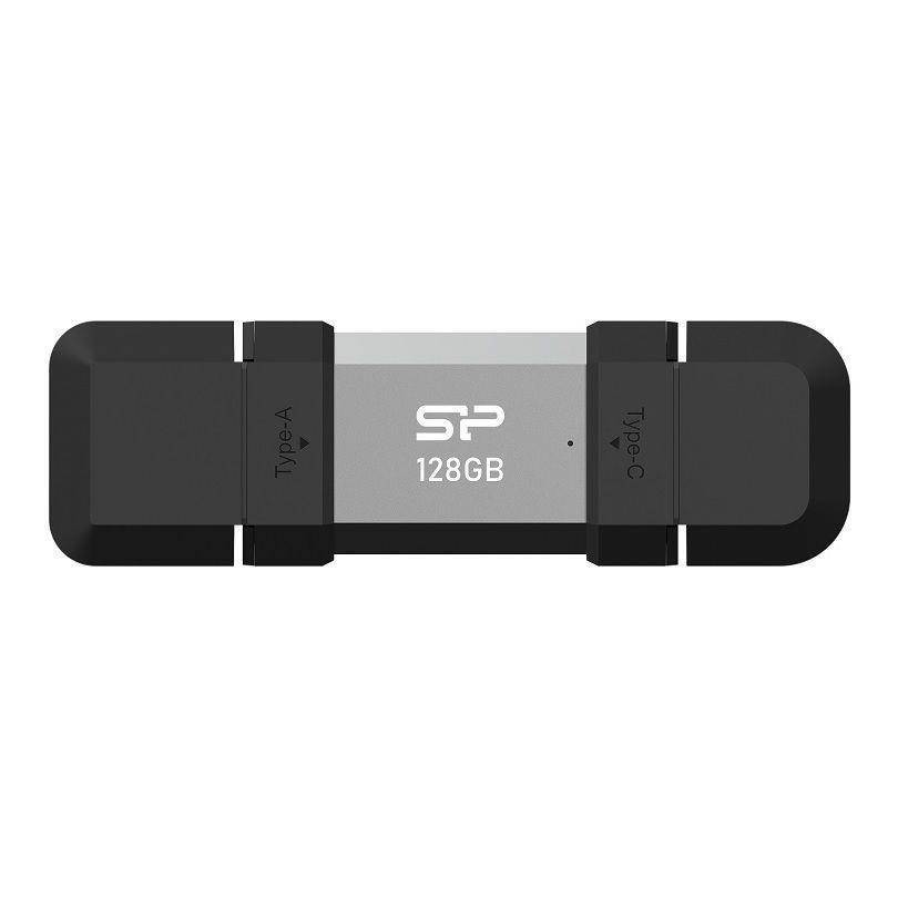 Silicon Power USB-Stick 128GB USB3.2 + Type C C51 Black Eingabe / Ausgabe