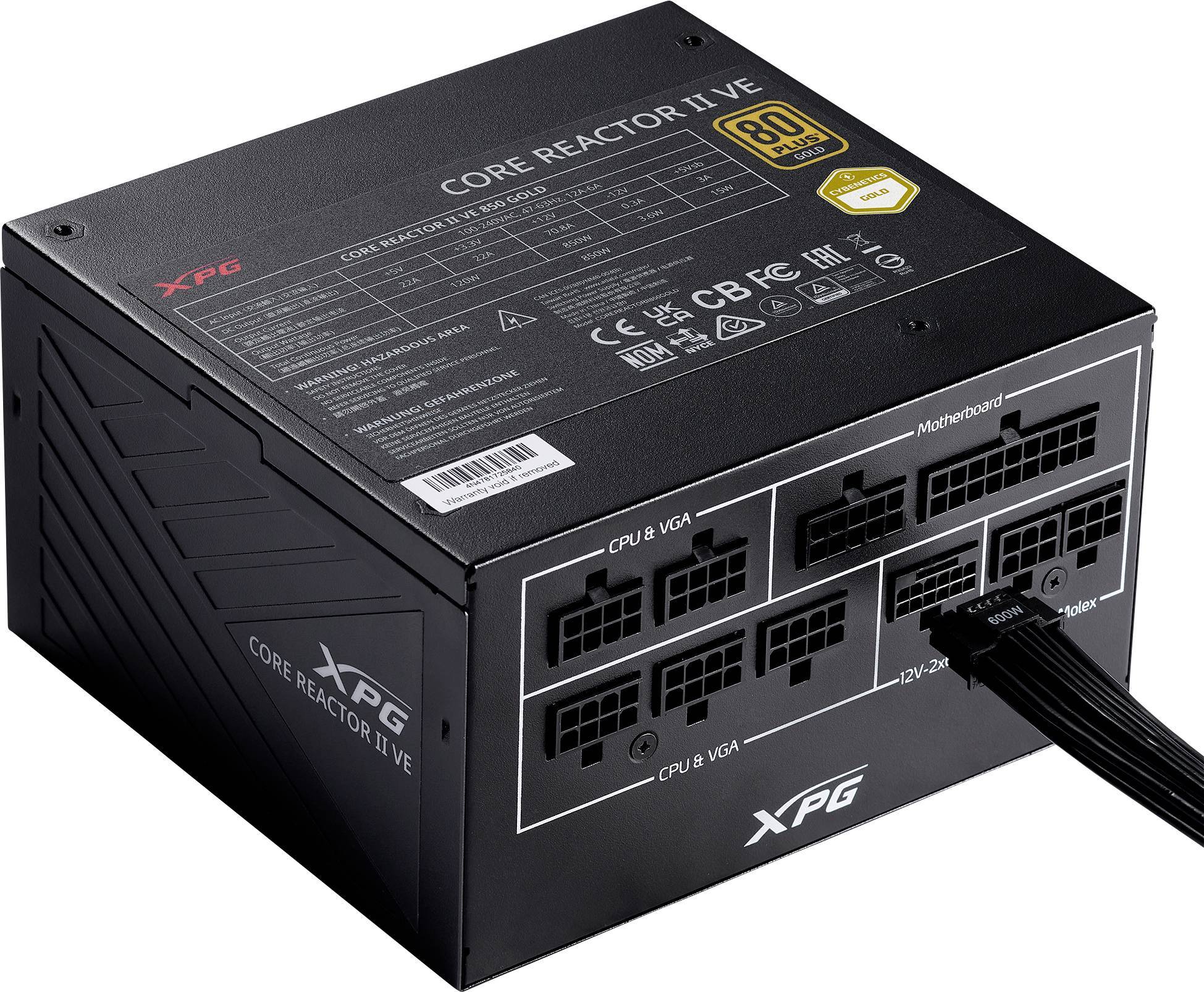 Netzteil XPG CORE REACTOR II VE 650 (650W/ATX3.1) 80+ Gold retail Multimedia-Technik Netzteile PC