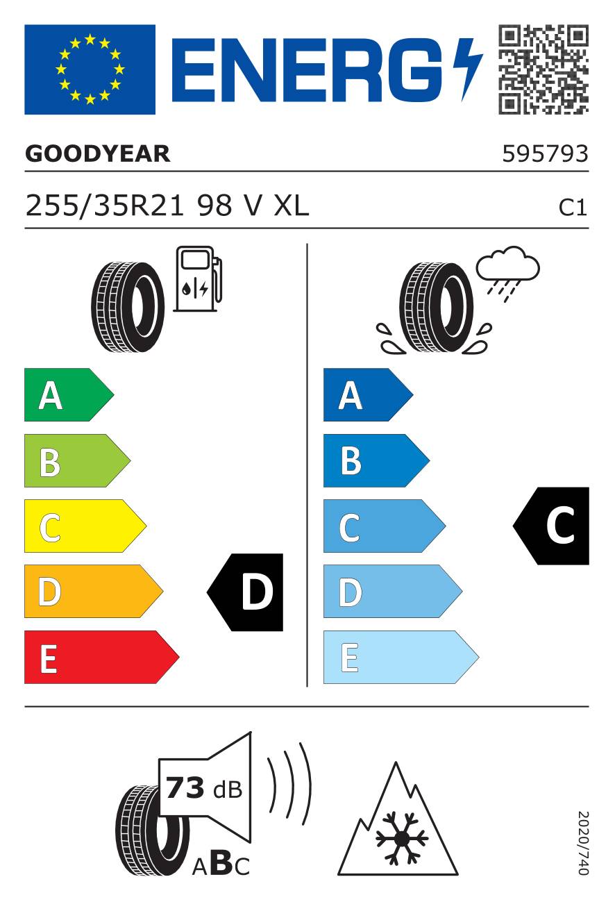 GOODYEAR Winterreifen 255/35 R21 TL 98V ULTRAGRIP PERFORMANCE 3 XL MFS BSW M+S 3PMSF