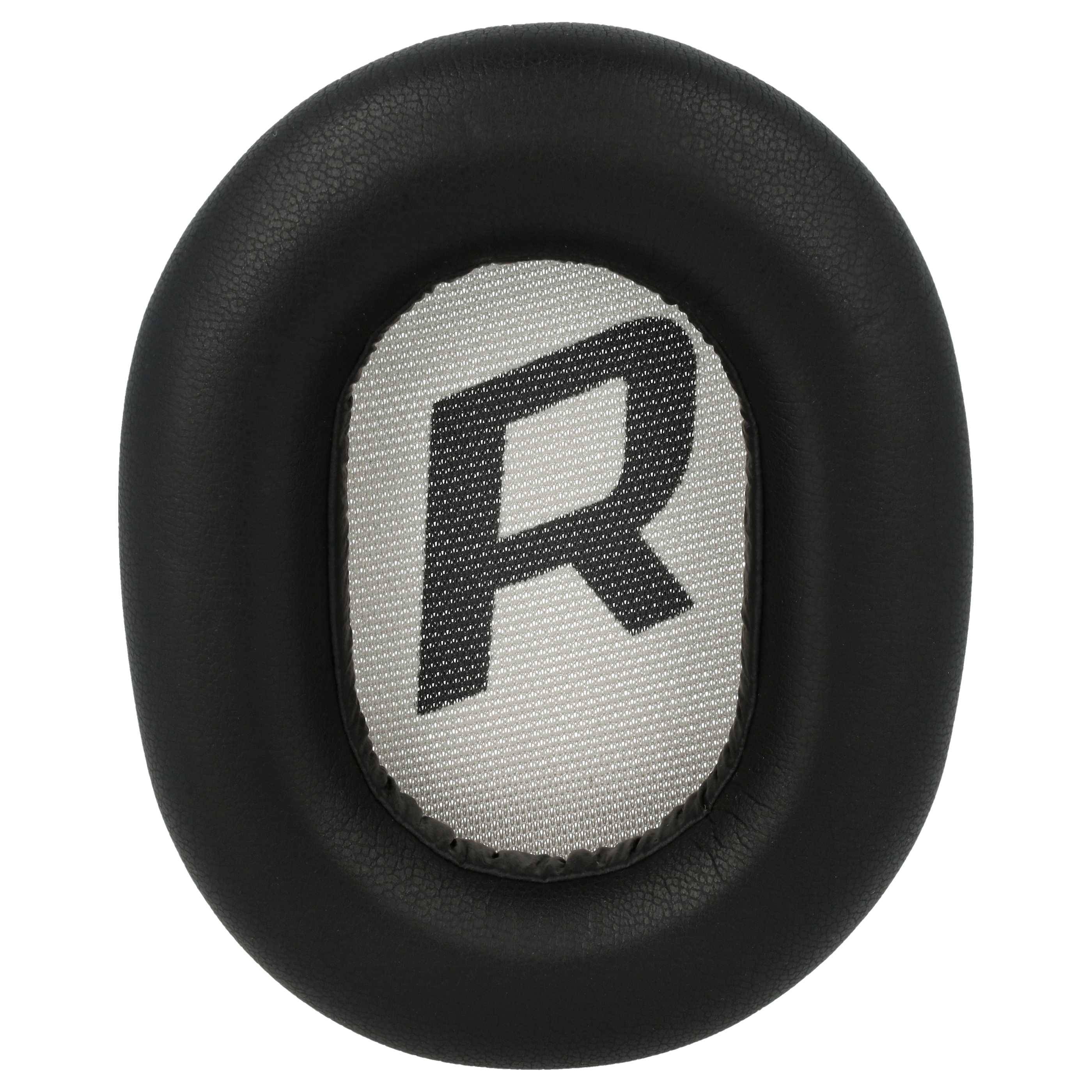 vhbw Ohrpolster kompatibel mit Plantronics BackBeat Pro 2 SE, Voyager 8200 UC Kopfhörer Headset, Schaumstoff / Kunststoff Schwarz