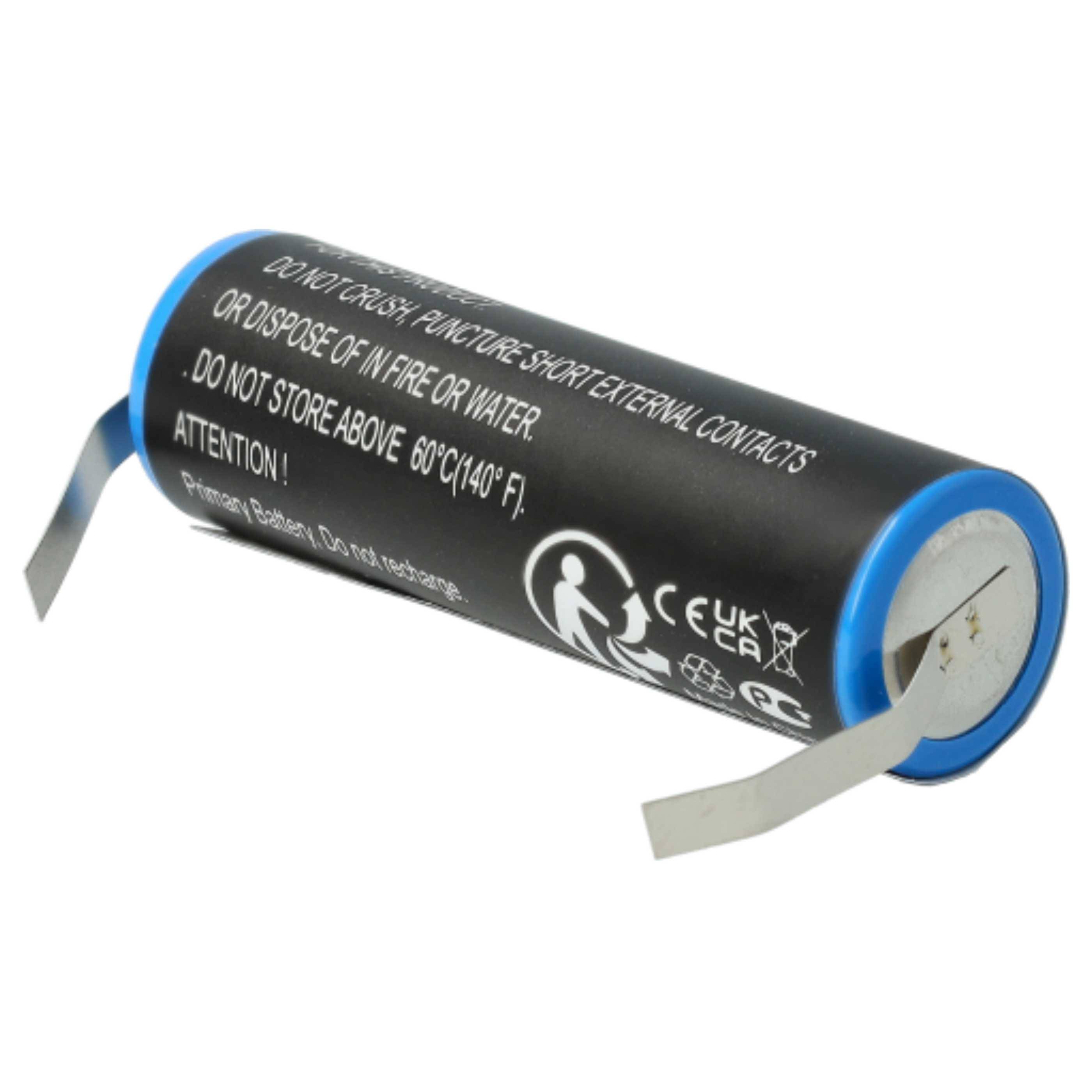 vhbw 5x Batterie Ersatz für Maxell ER6C für PLC Programmable Logic Controller (1800 mAh, 3,6 V, Li-MnO2)