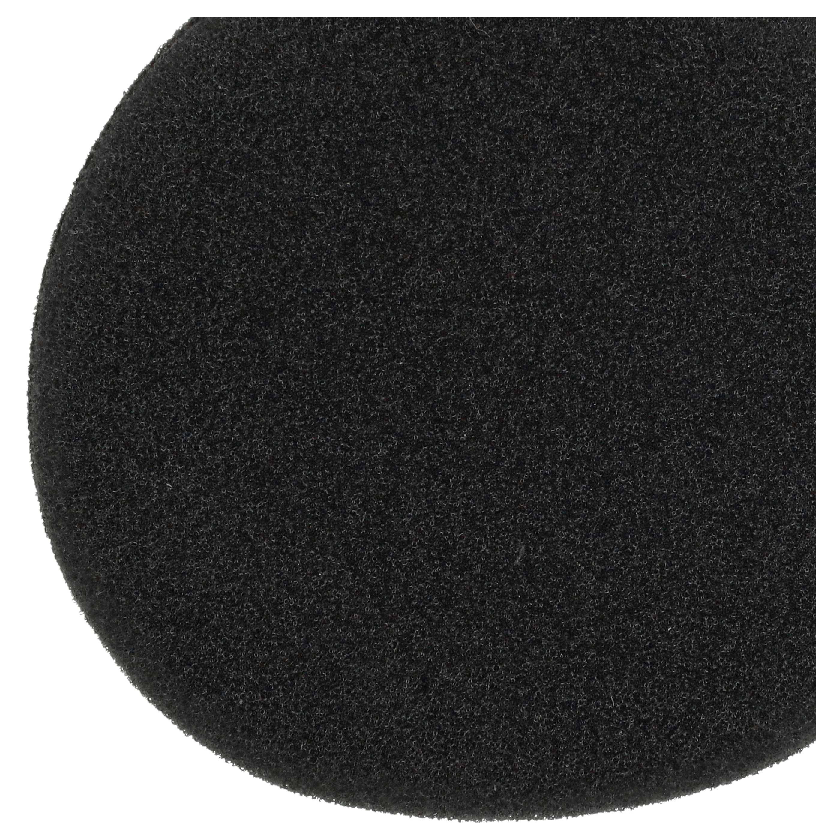 vhbw Ohrpolster kompatibel mit Rambler H690 Kopfhörer Headset, Schaumstoff Schwarz