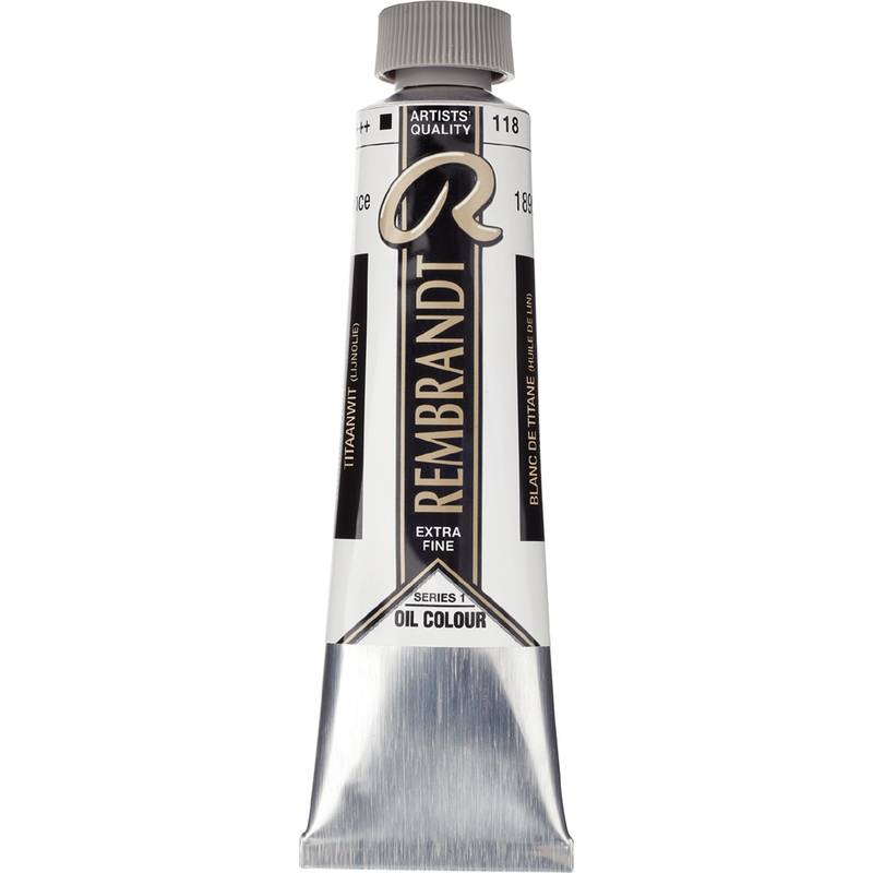 ROYAL TALENS REMBRANDT Ölfarbe, 40 ml, titanweiß (Leinöl)