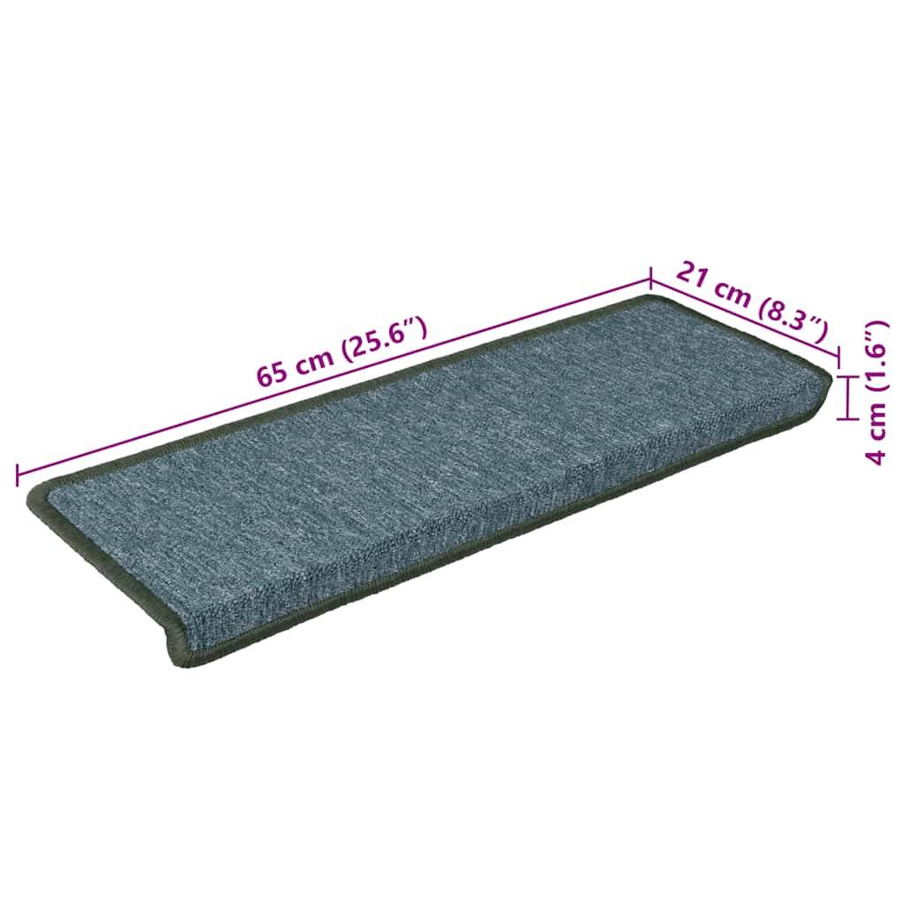 vidaXL Stufenmatten 30 Stk. 65x21x4 cm Grün