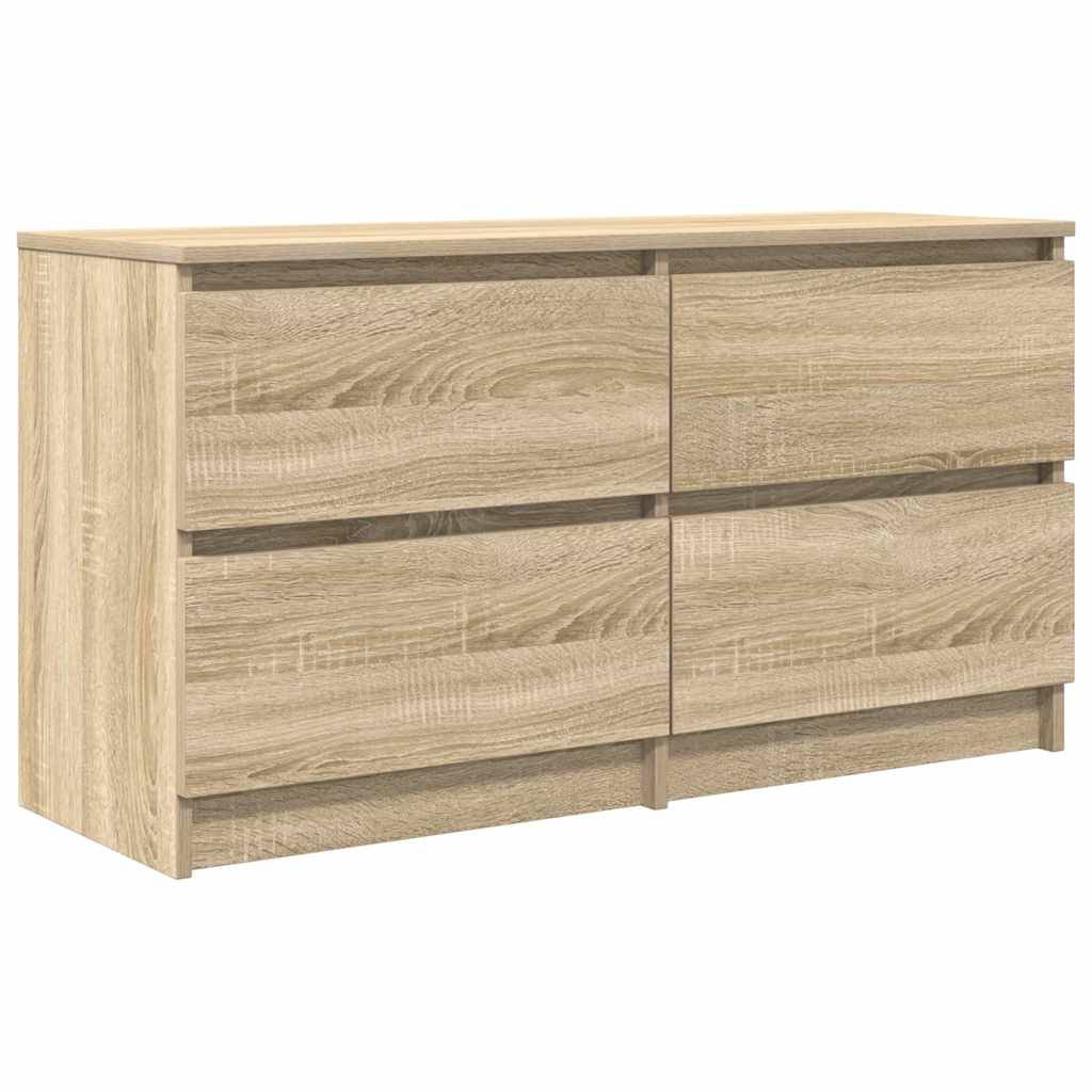 vidaXL TV-Schrank Sonoma-Eiche 100x35x54 cm Holzwerkstoff