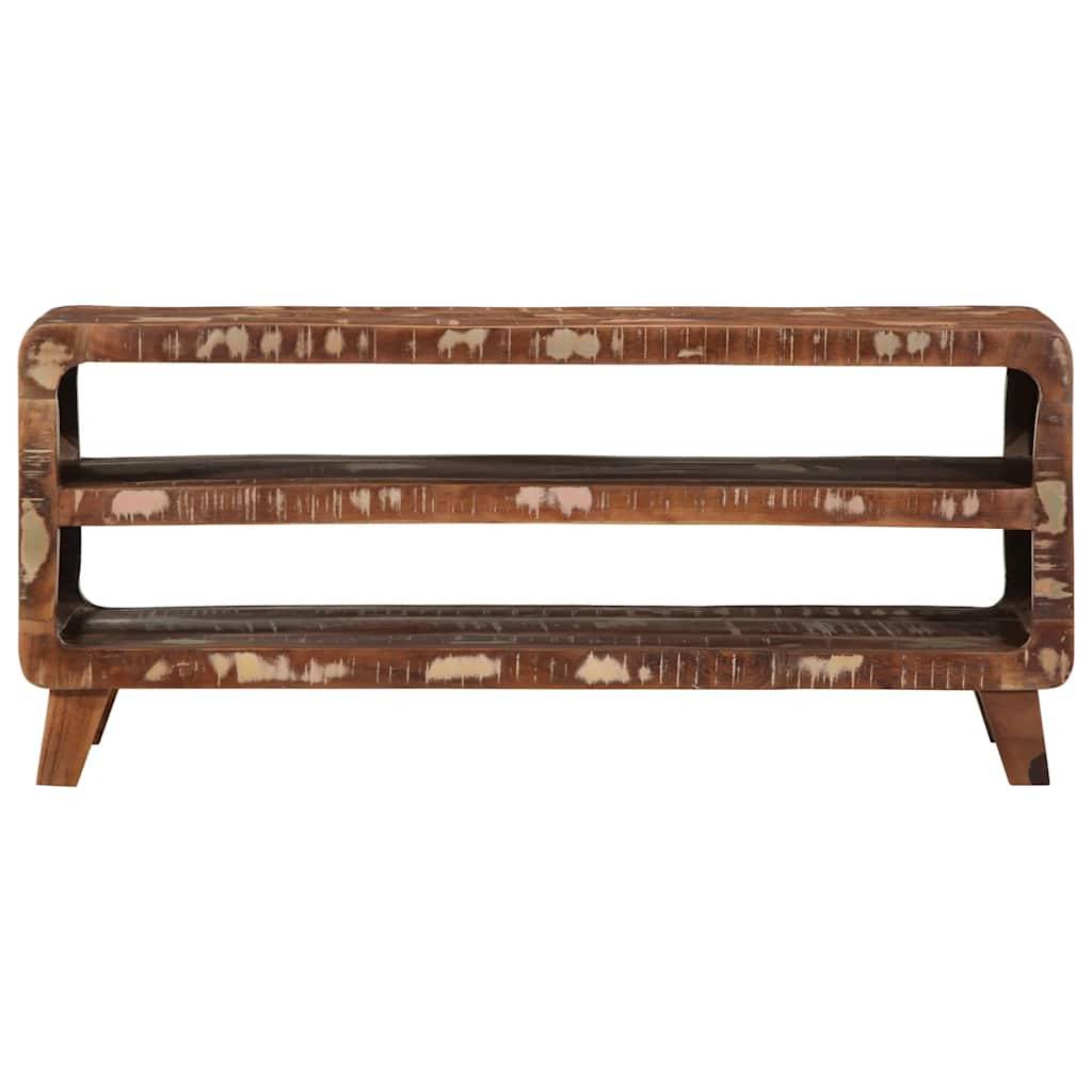 vidaXL TV-Schrank 105x46x32 cm Massivholz Altholz