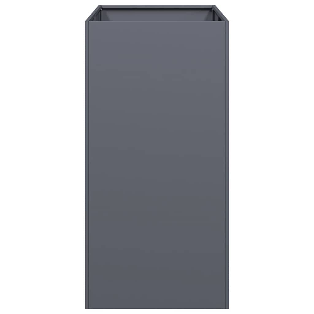 vidaXL Pflanzgefäß Anthrazit 40x80x80 cm Stahl