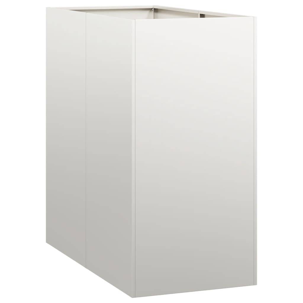 vidaXL Pflanzkübel 40x80x80 cm Edelstahl