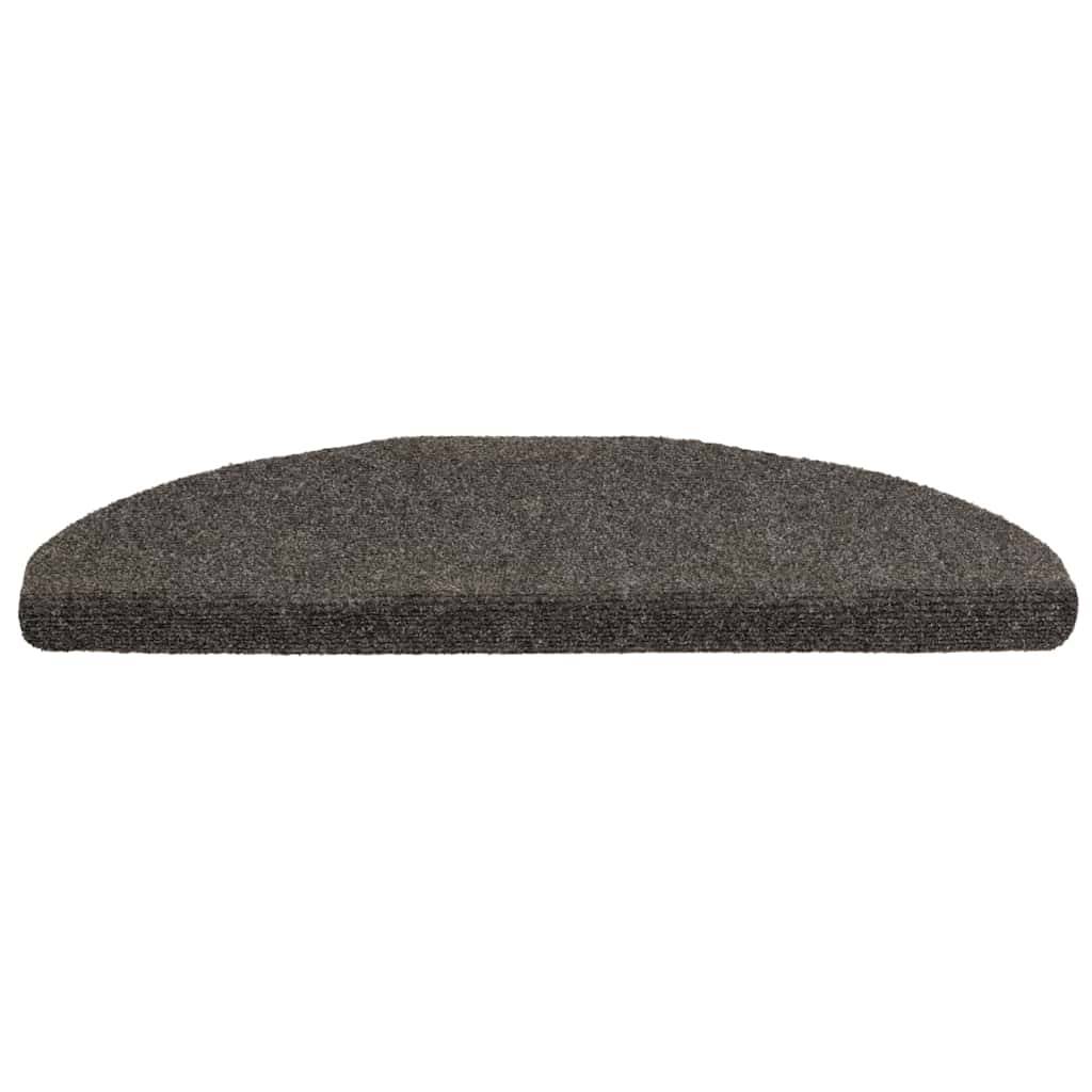 vidaXL Selbstklebende Treppenmatten 15 Stk. Anthrazit 65x21x4 cm