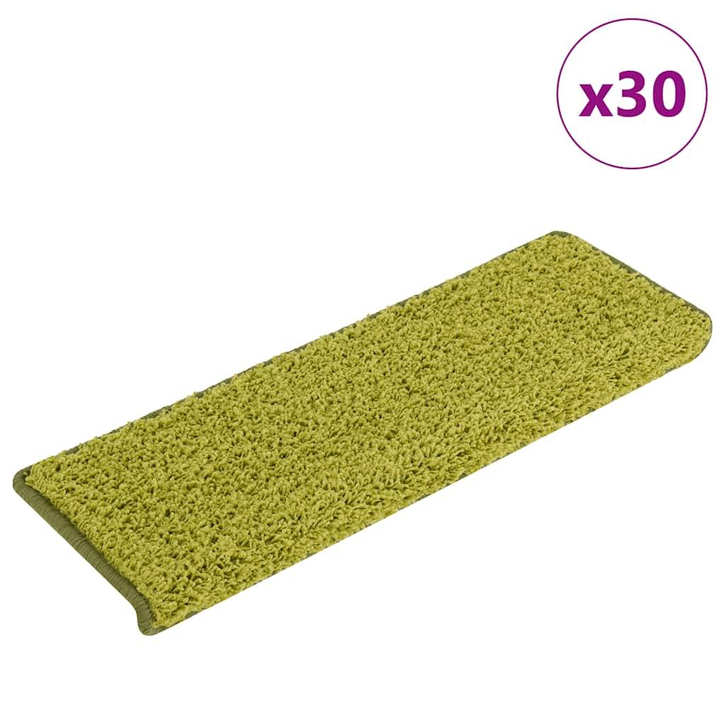 vidaXL Stufenmatten 30 Stk. 65x21x4 cm Grün