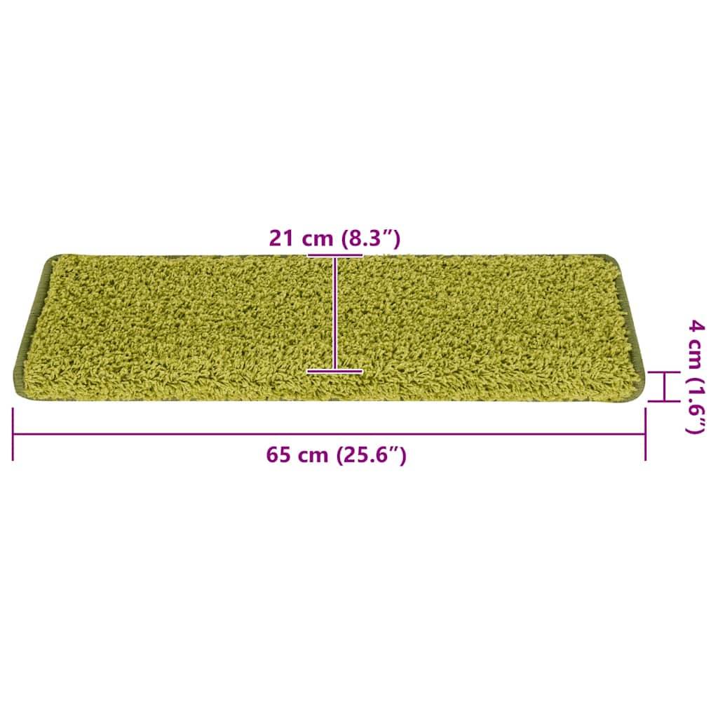 vidaXL Stufenmatten 30 Stk. 65x21x4 cm Grün