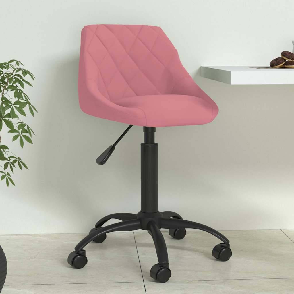 vidaXL Esszimmerstuhl Rosa Samt