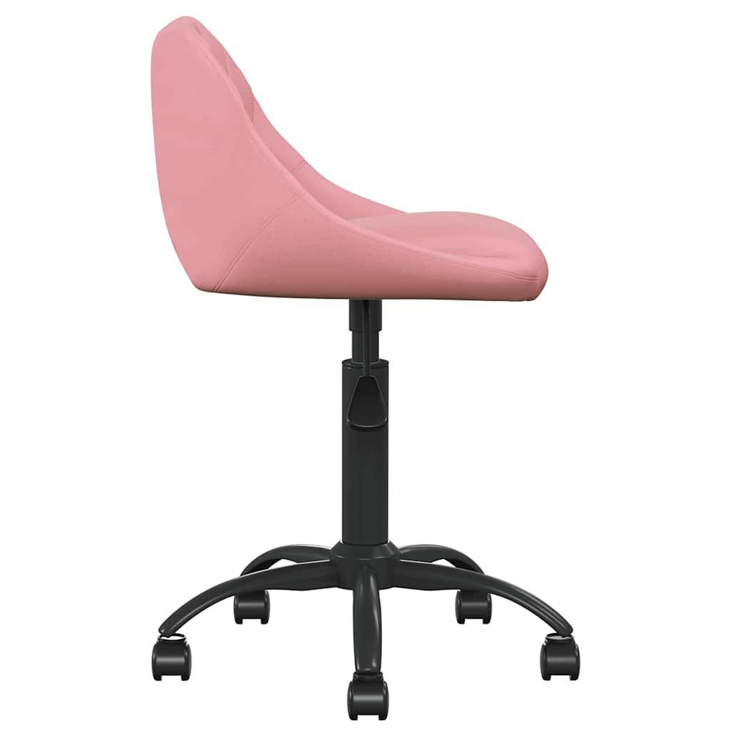 vidaXL Esszimmerstuhl Rosa Samt