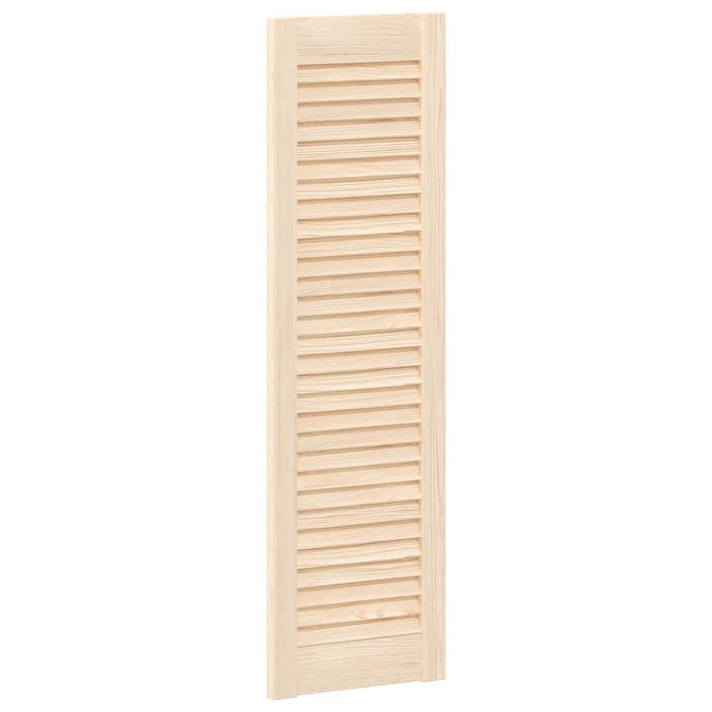 vidaXL Schranktüren Lamellen-Design 2 Stk. 99x29,5cm Massivholz Kiefer