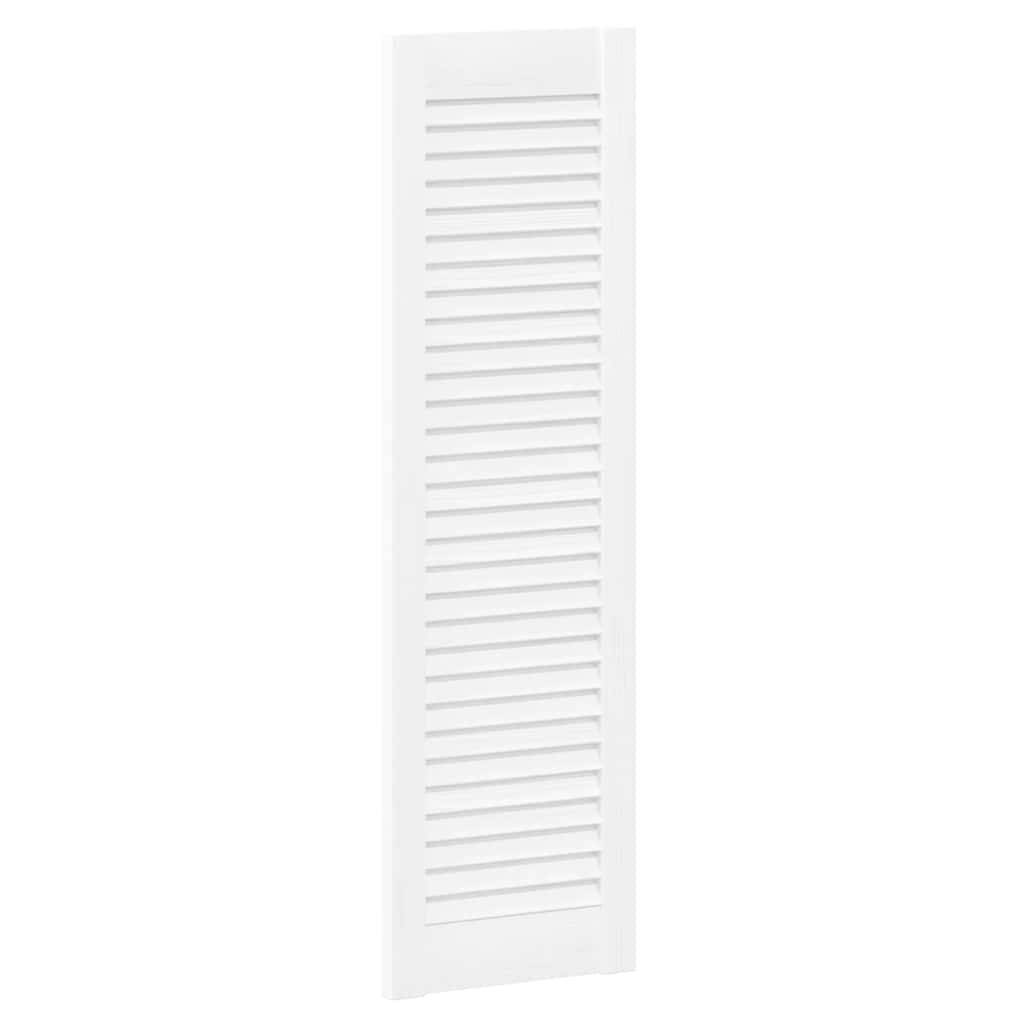 vidaXL Schranktür Lamellen-Design Weiß 99x29,5 cm