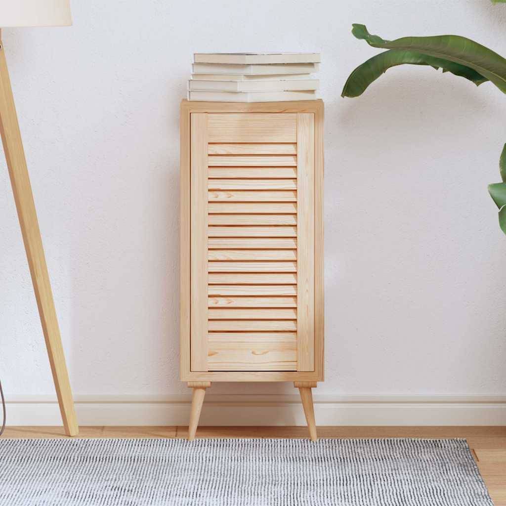 vidaXL Schranktür Lamellen-Design 61,5x29,5 cm Massivholz Kiefer
