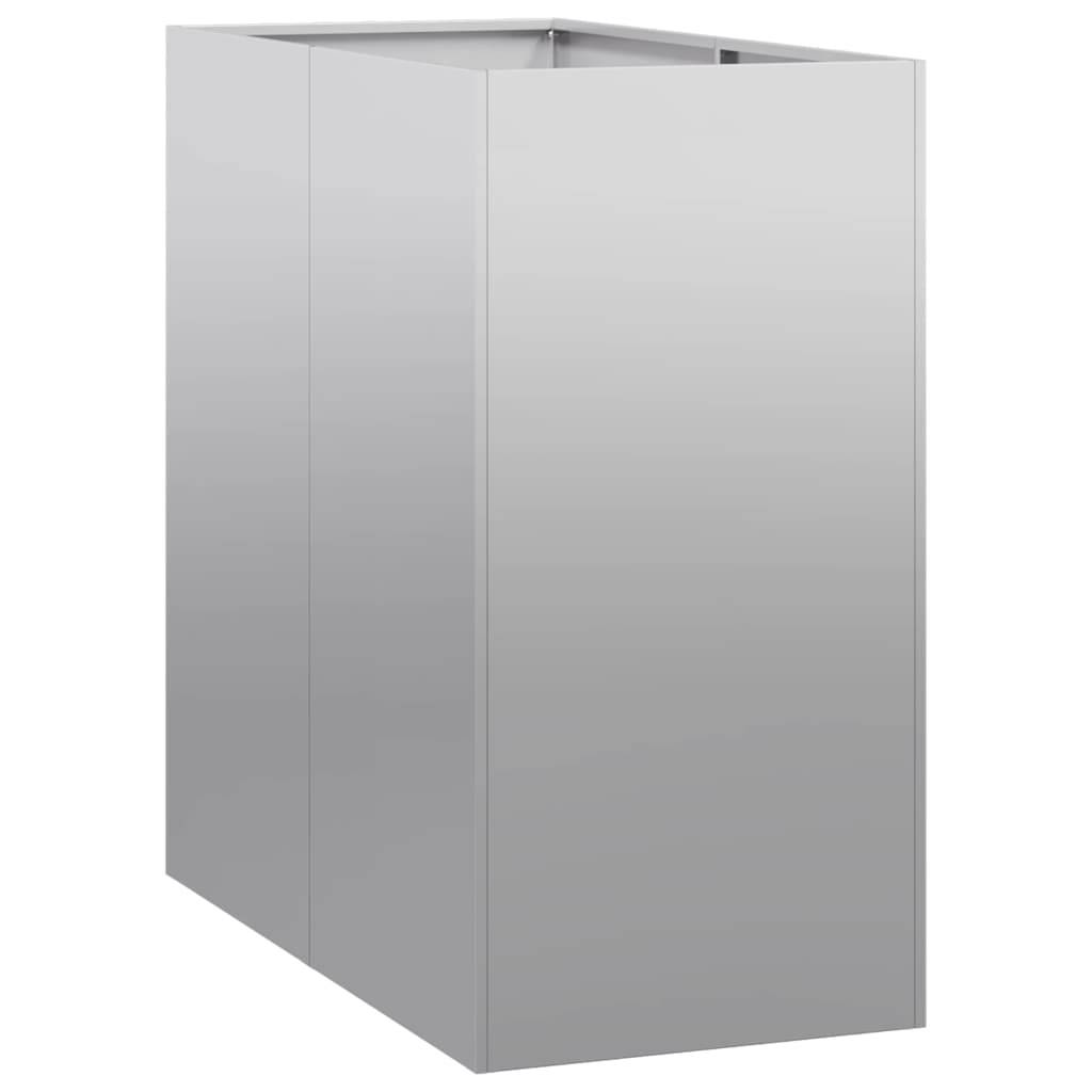 vidaXL Pflanzgefäß 40x80x80 cm Stahl verzinkt