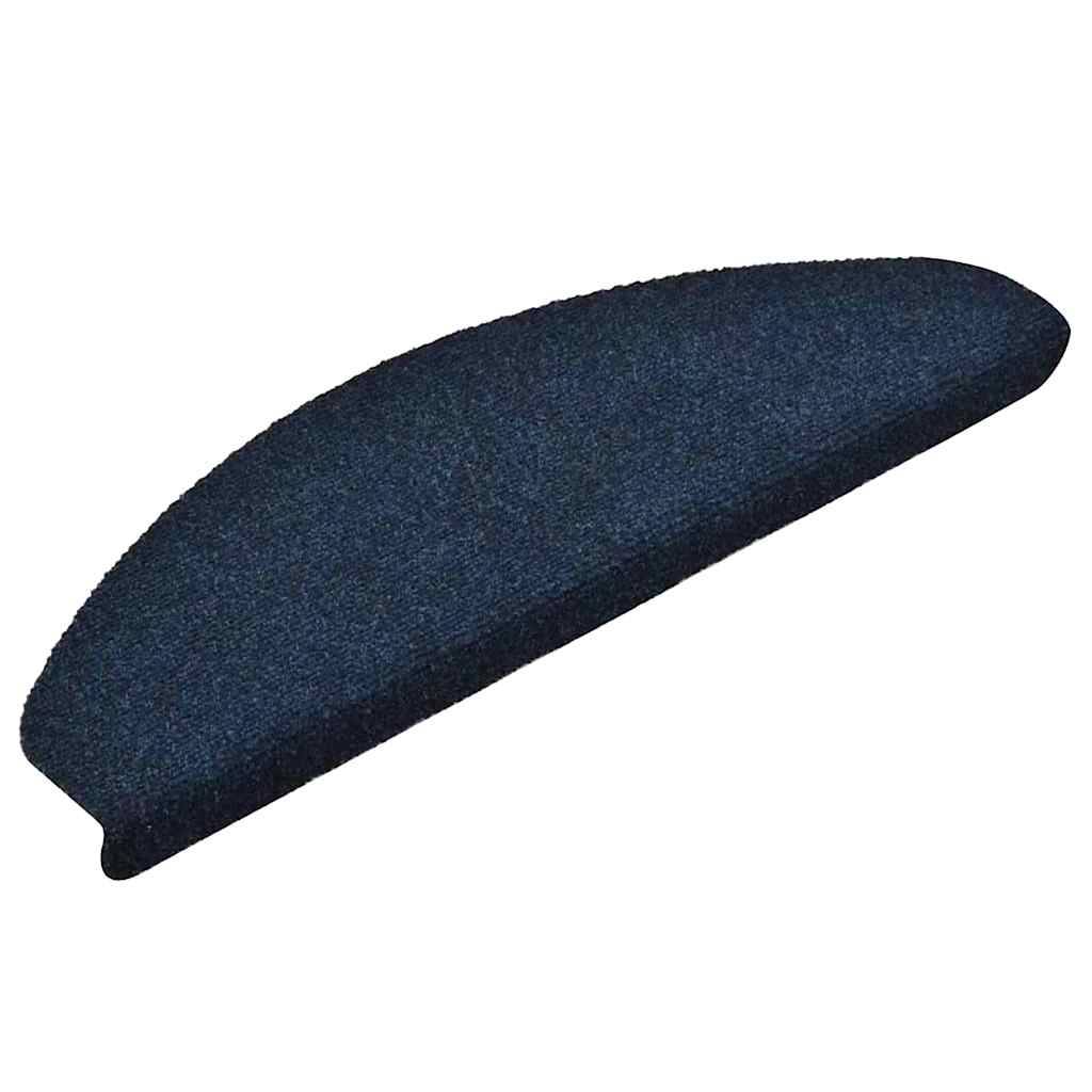 vidaXL Stufenmatten Selbstklebend 30 Stk. Marineblau 65x21x4 cm
