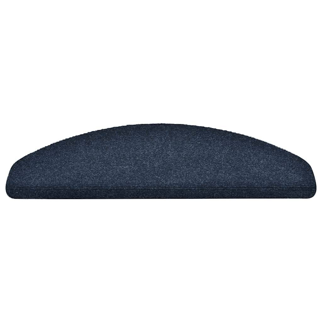 vidaXL Stufenmatten Selbstklebend 30 Stk. Marineblau 65x21x4 cm