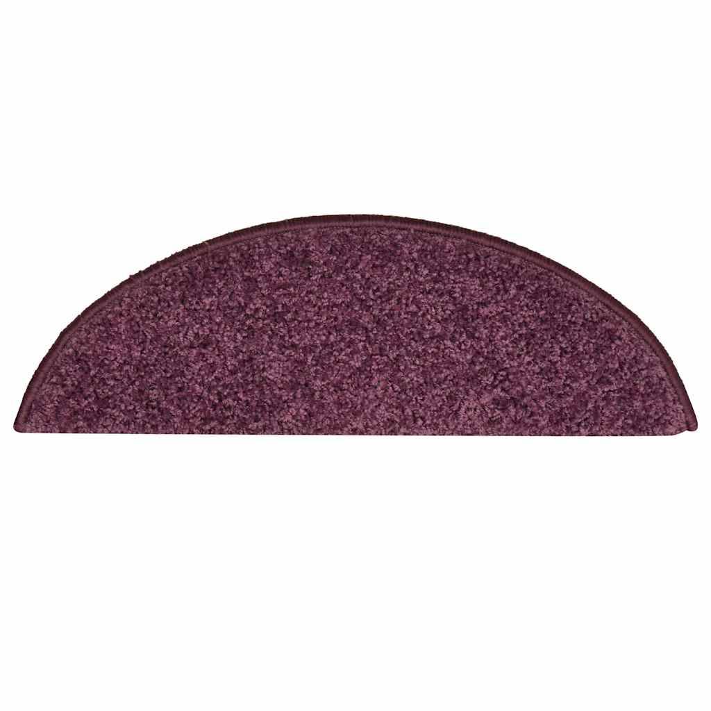vidaXL Stufenmatten 30 Stk. Dunkellila 56x17x3 cm