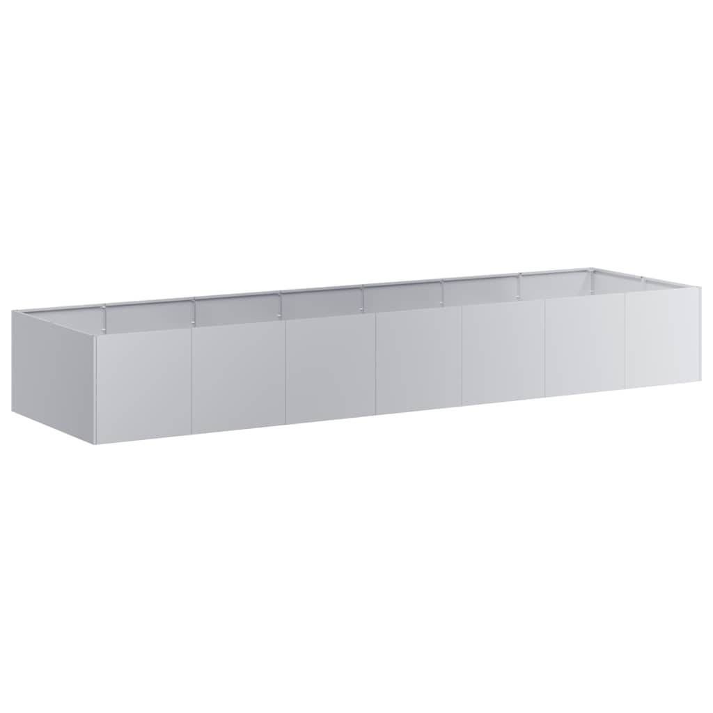 vidaXL Pflanzkübel 280x80x40 cm Verzinkter Stahl