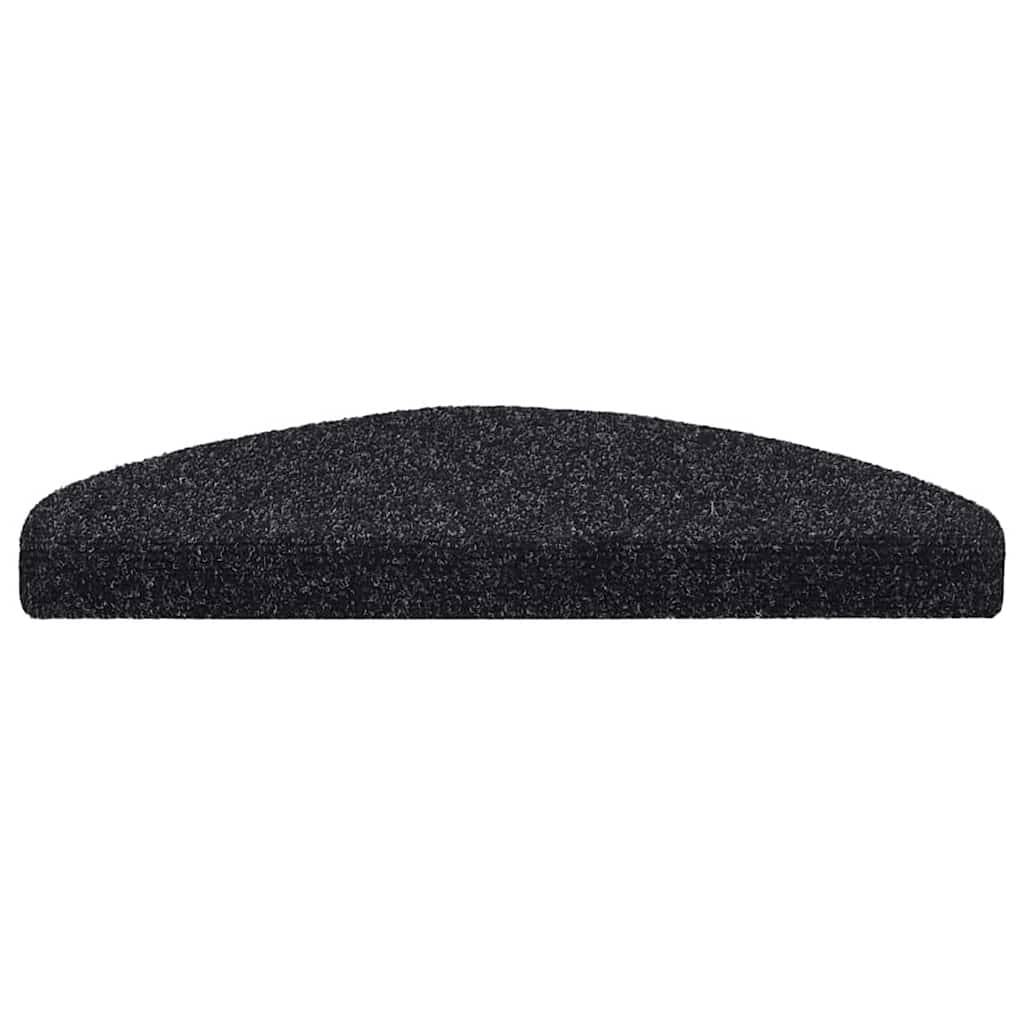 vidaXL Stufenmatten Selbstklebend 20 Stk. Schwarz 65x21x4 cm