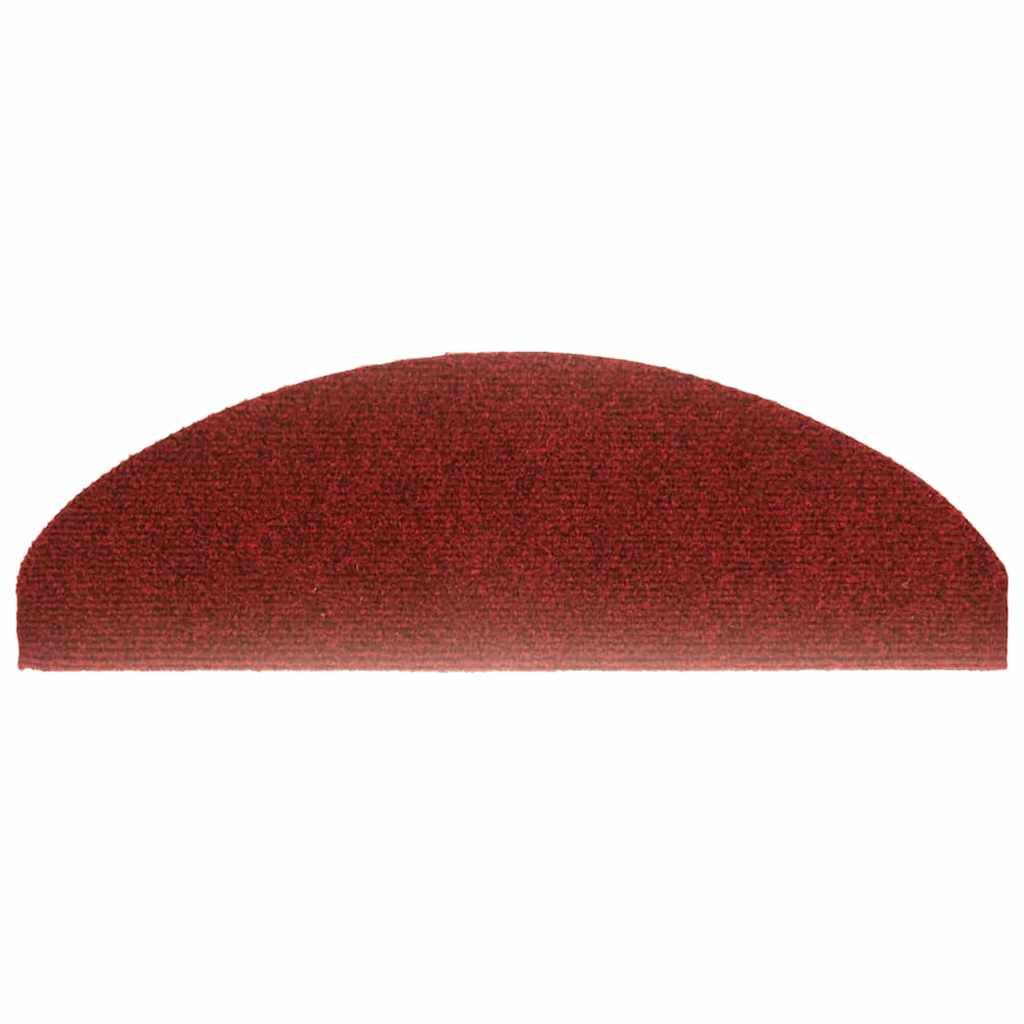 vidaXL Stufenmatten Selbstklebend 20 Stk. Rot 65x21x4 cm