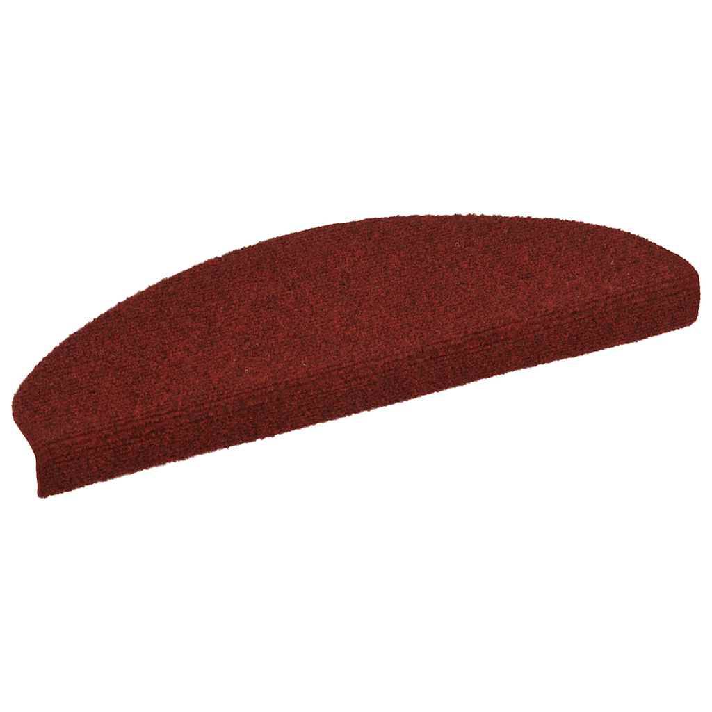 vidaXL Stufenmatten Selbstklebend 20 Stk. Rot 65x21x4 cm