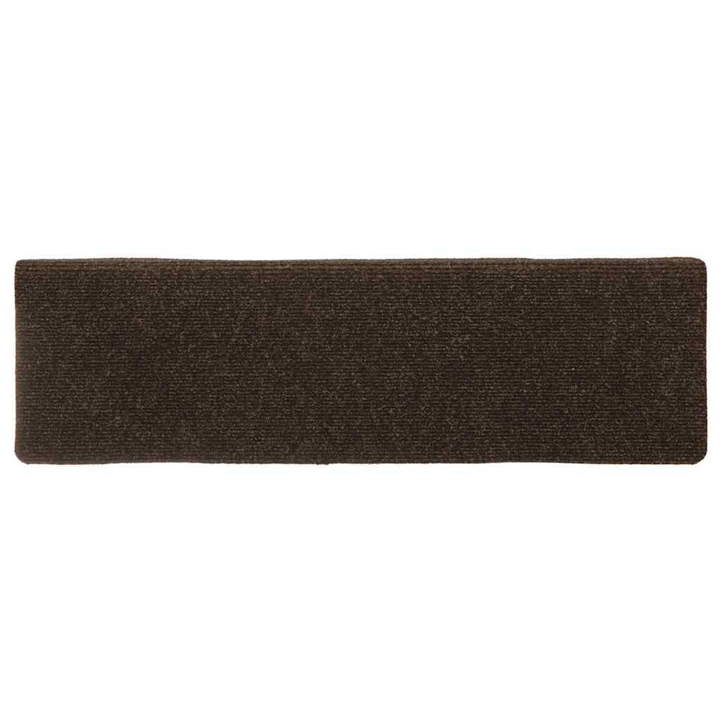 vidaXL Stufenmatten Selbstklebend 30 Stk. Braun 65x21x4 cm