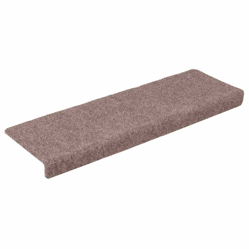 vidaXL Stufenmatten Selbstklebend 30 Stk. Creme 65x21x4 cm