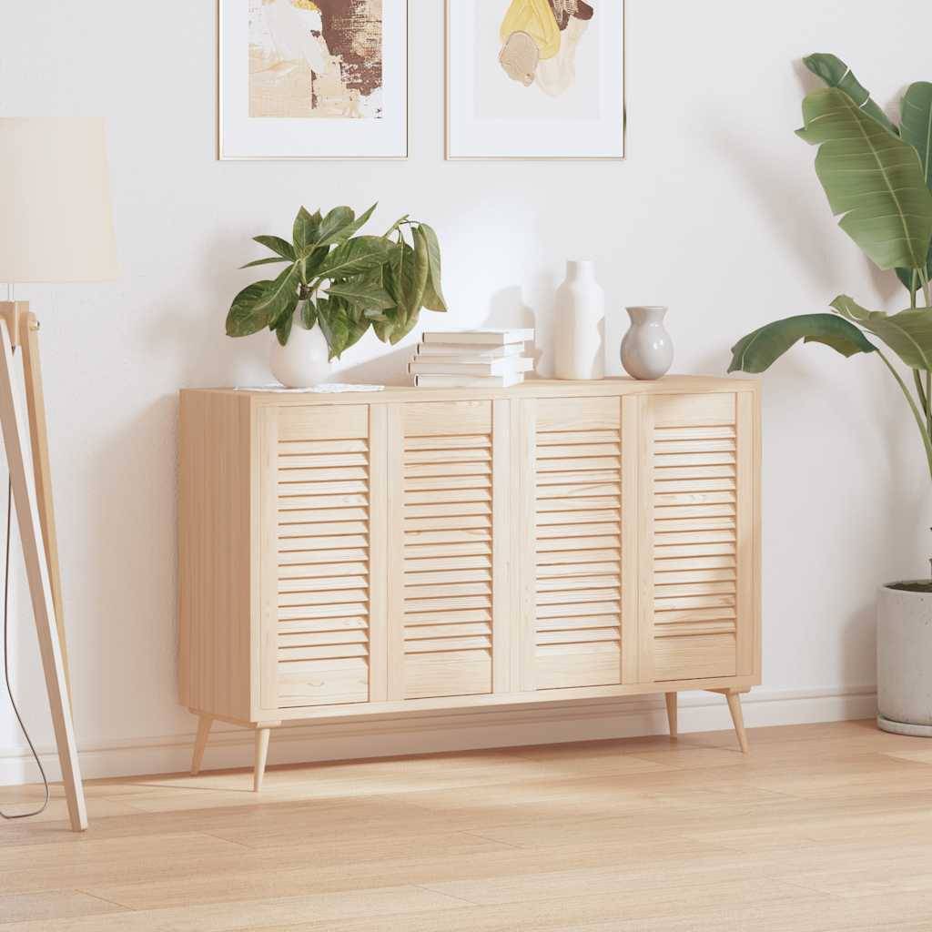 vidaXL Schranktüren Lamellen-Design 4 Stk. 61,5x29,5cm Massivholz