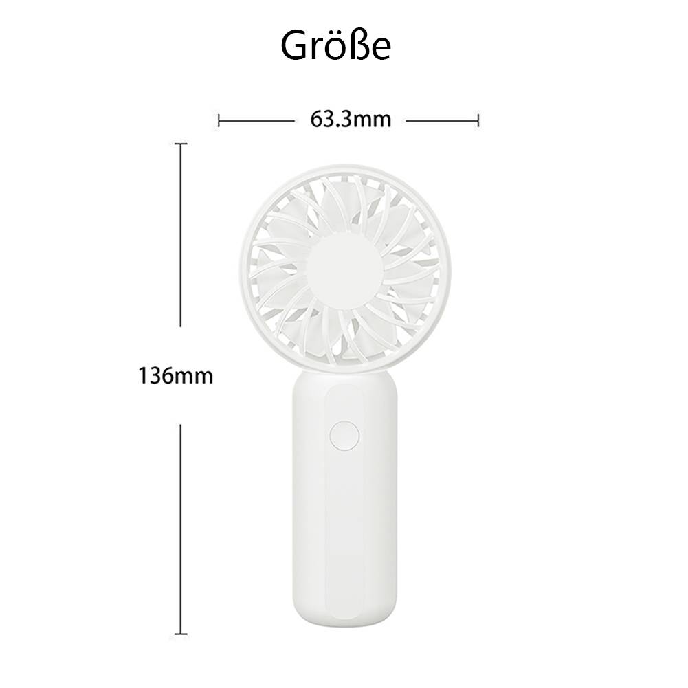 Mini Fan Tragbarer Tragbarkeit Ventilator Handventilator Mini-Taschenventilator mit Umhängeband