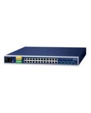 Planet IP30 19 Rack Mountable Industrial L2/L4 24-Port 10/100/1000T+ 4-Port 10G SFP+