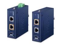 Planet Industrial Single-port PoE over UTP Extender Kit LRP - Switch - 1-Port
