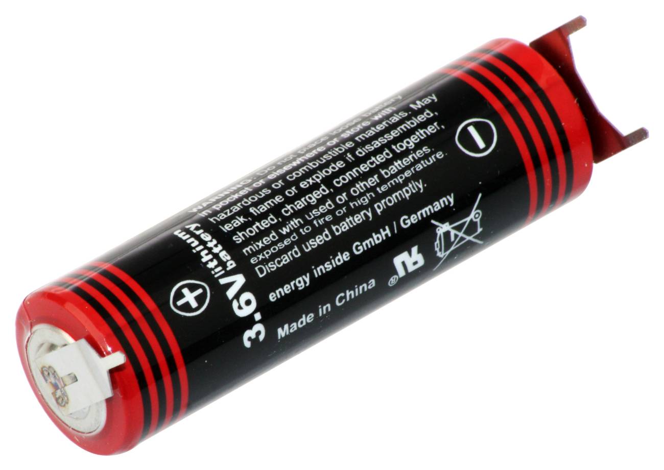 Kraftmax ER14505 3,6V 2,7Ah AA Li-SOCl₂ – 3 Printpins +/--