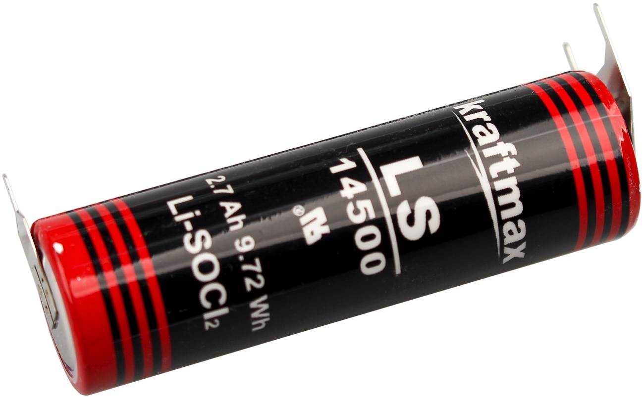 Kraftmax ER14505 AA Batterie 3,6V 2,7Ah Lithium PIN ++/-