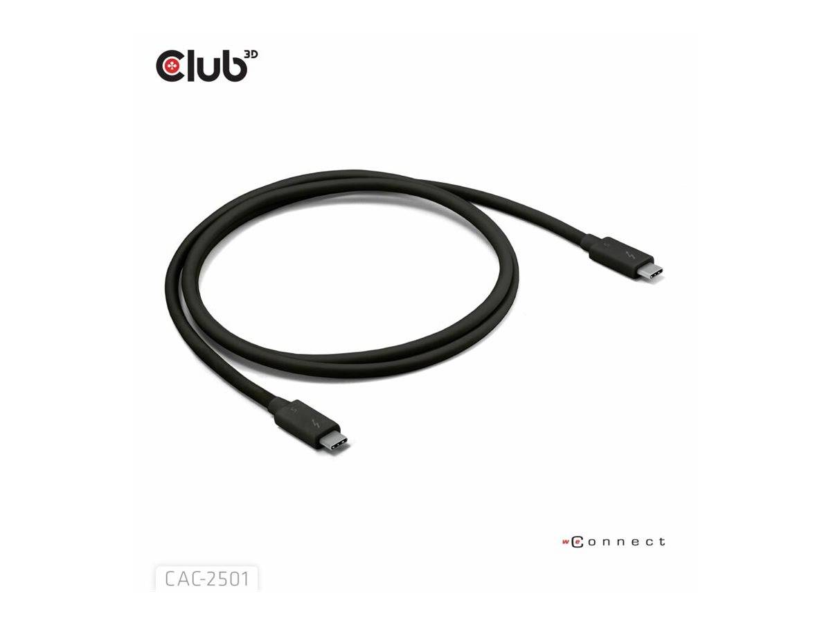 Club 3D - Thunderbolt-Kabel - 24 pin USB-C (M)