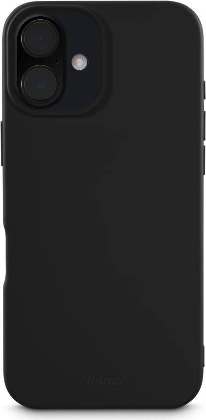 Hama iPhone 16 Handyhülle "Fantastic Feel", Schwarz
