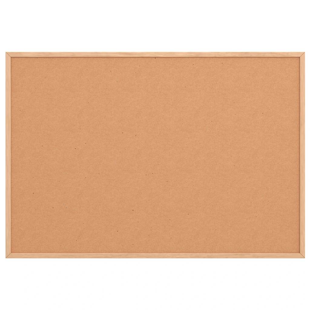 vidaXL Korktafel mit massivem Kiefernholzrahmen 80x55 cm