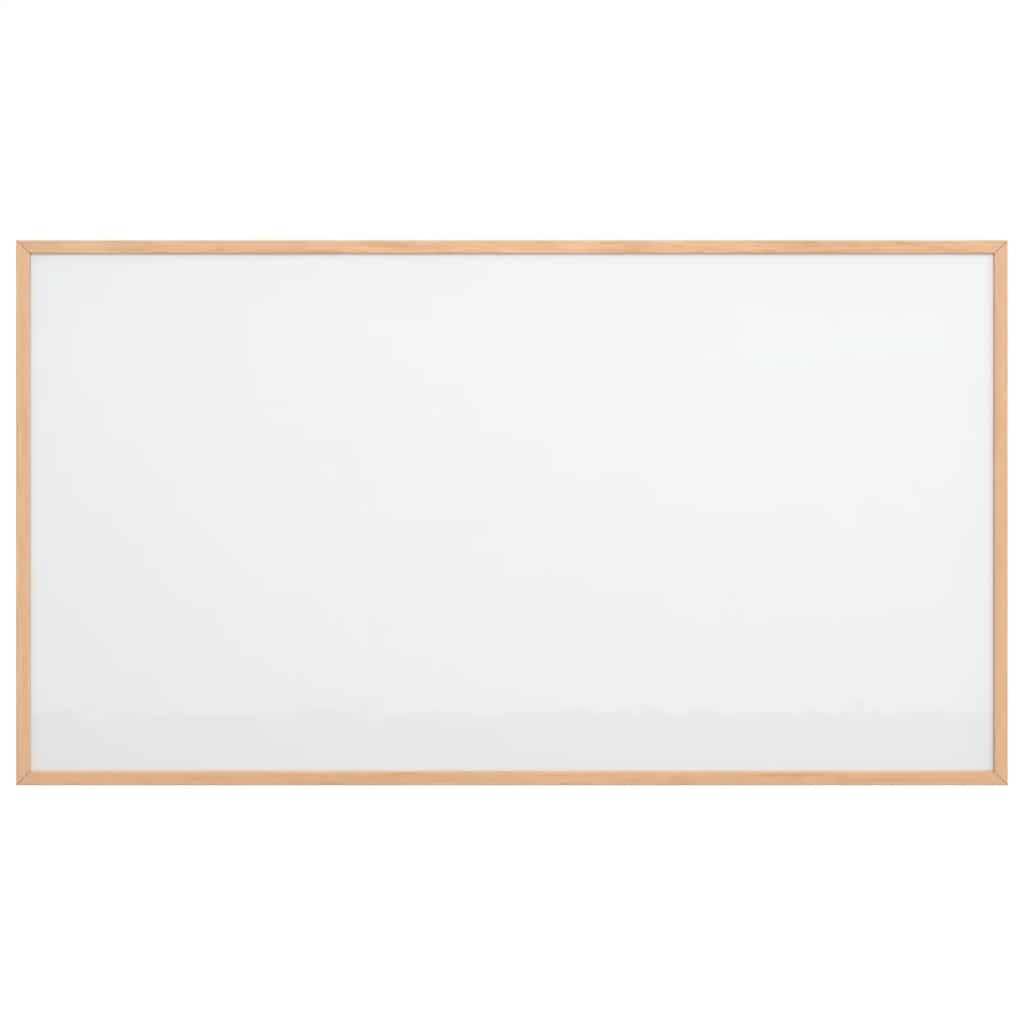 vidaXL Magnetisches Whiteboard mit massivem Kiefernholzrahmen 100x55cm