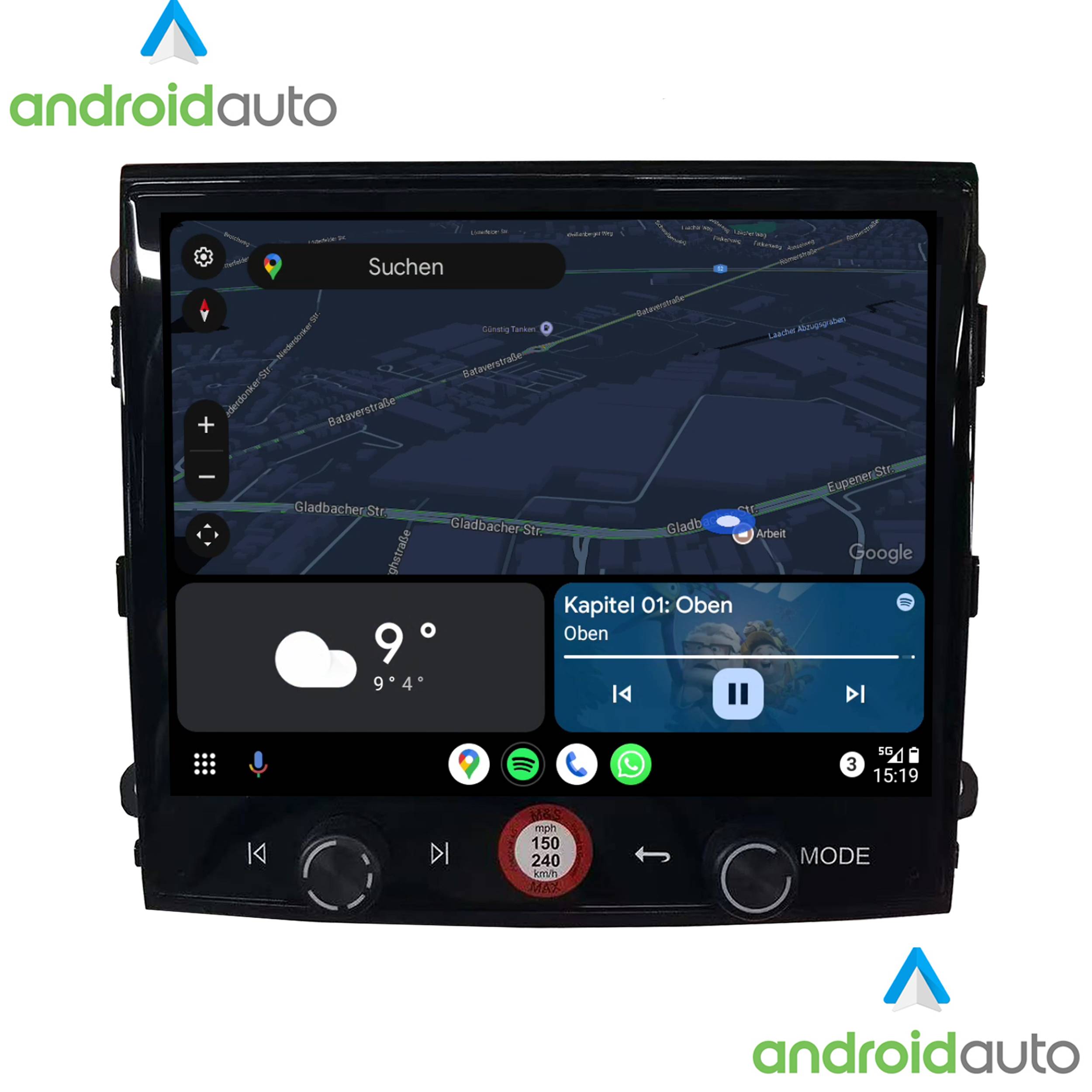 Für Porsche Cayenne 92A BOSE PCM3.1 8.4" Android GPS Navi CarPlay AndroidAuto