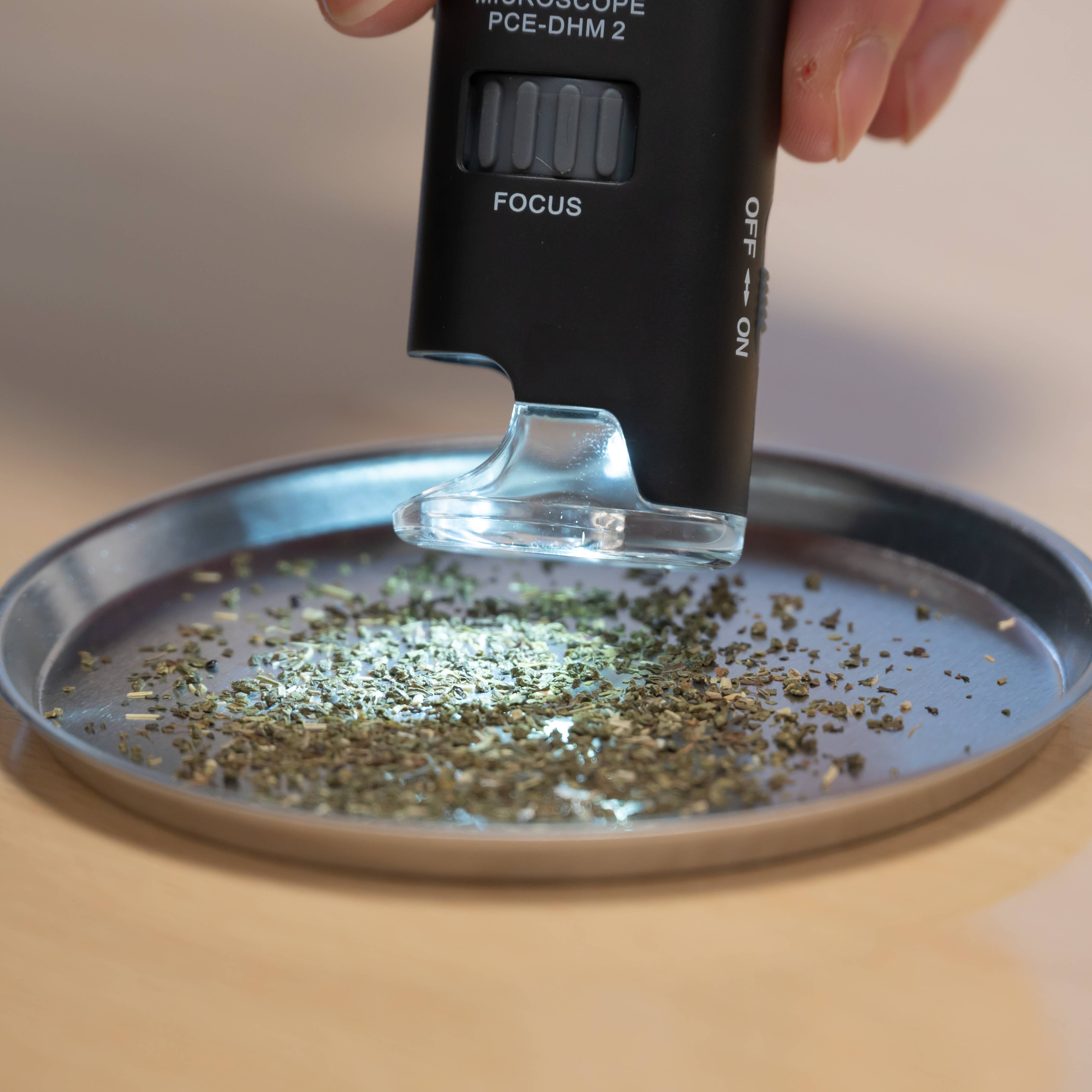 PCE Instruments LED Mikroskop PCE-DHM 2 handlich|leicht|ideal für den mobilen Einsatz |30...60 x |stufenlos einstellbar