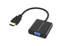 CONCEPTRONIC - Adapter HDMI -> VGA 1080p 60Hz 0.25m sw - Adapter - Digital/Display/Video