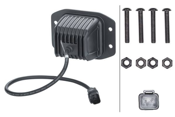 HELLA 1FA 358 176-831 LED Cube KIT 3.2`` Nafeld