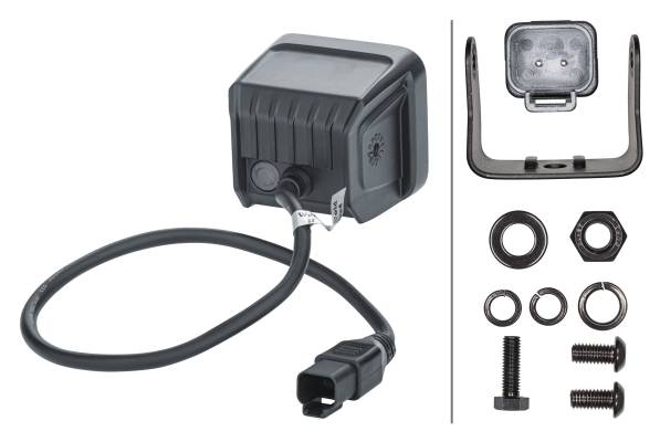 HELLA 1FA 358 176-841 LED Cube 2.7`` Nafeld