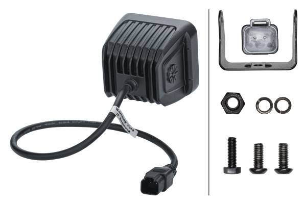 HELLA 1FA 358 176-851 LED Cube 3.2`` Nafeld