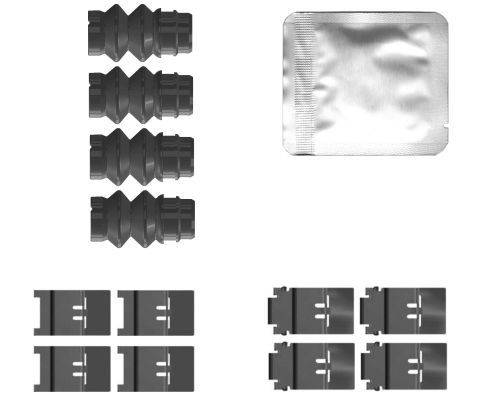 Hella 8DZ355207-041 Zubehörsatz, Scheibenbremsbelag
