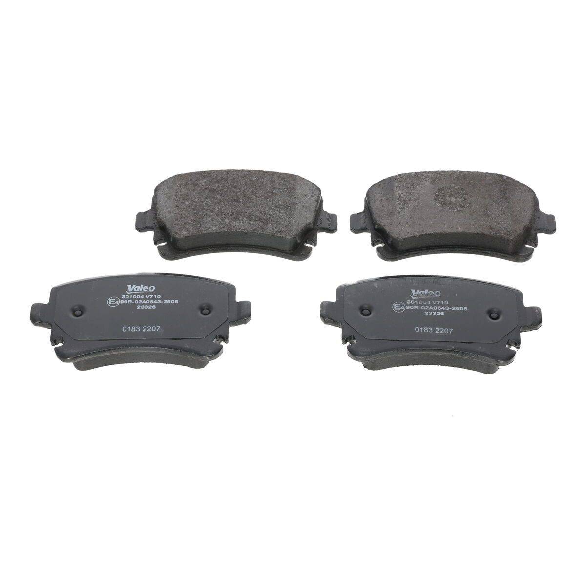 Valeo 301004 Bremsbelagsatz, Scheibenbremse