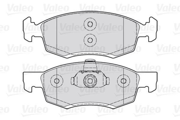 Valeo 301017 Bremsbelagsatz, Scheibenbremse